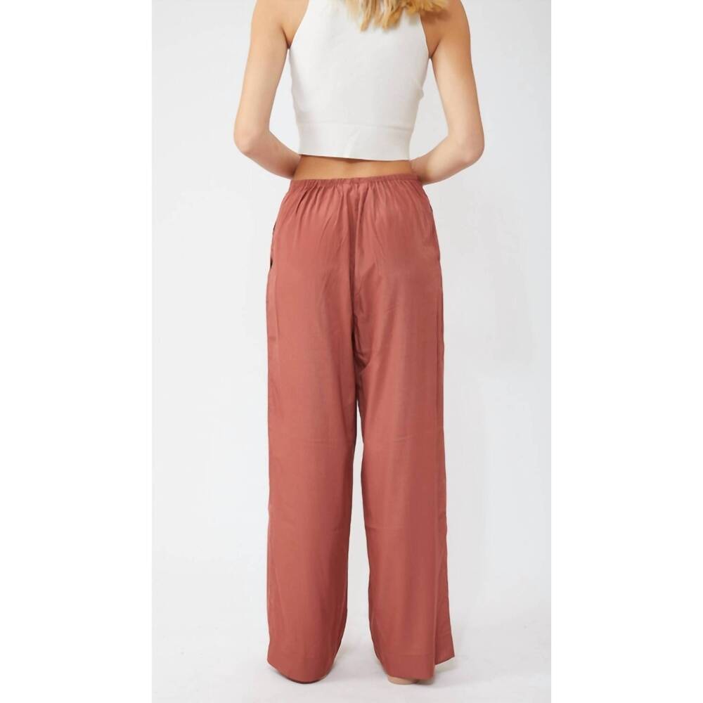 NEW RUSTY porter pant in terracotta